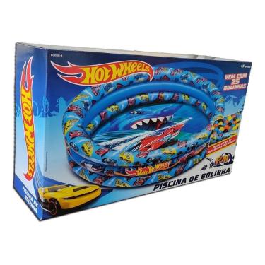 Imagem de Hot Wheels Piscina De Bolinhas Menino Com 25 Bolinhas 135l