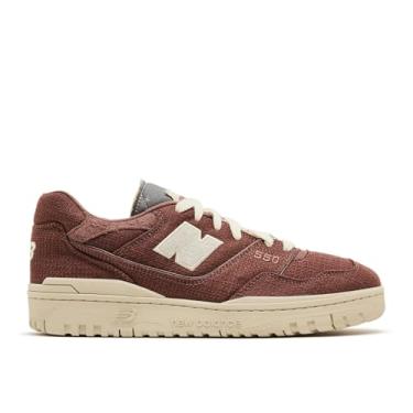 Imagem de New Balance Tênis masculino 550, Noz-pecã/carmesim, 40