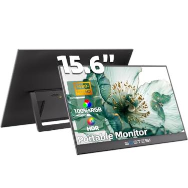 Imagem de gogtesi Monitor Portátil Sem Fio De 15,6 Polegadas, Tela Ultrafina Fhd 1080P, Conectividade Wifi, Suporte Embutido Ajustável De 180°, Monitor De Viagem Leve Para Laptop, Mac, Telefone, Ps5
