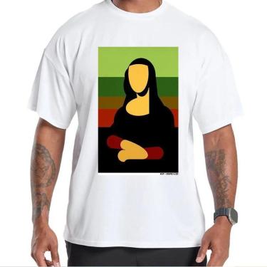 Imagem de Camiseta Oversized Masculina Algodão Streetwear HipHope-Masculino