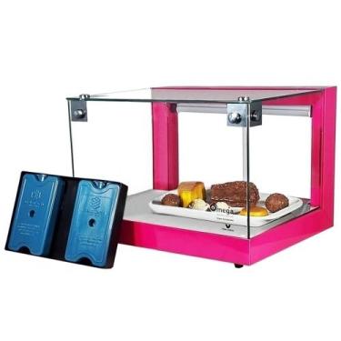 Imagem de B-VF47 - Vitrine fria Beta 47cm Rosa com 8 Gelo-X - Bivolt - Omega