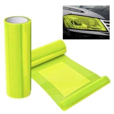 Imagem de Película Adesiva Filme de Farol Lanterna Carro Moto Fume Camaleão Auto