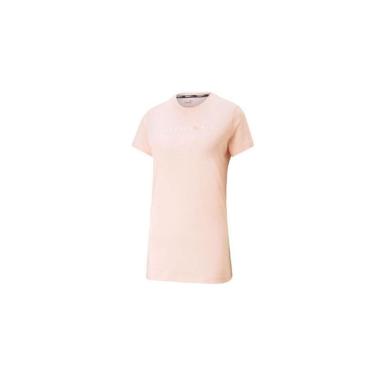 Imagem de T-shirt Puma Graphic Foverever It Rosa-Feminino