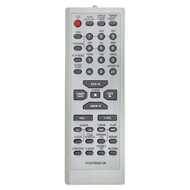 Imagem de Beyution Controle remoto de substituição N2QAYB000139 adequado para sistema estéreo de CD Panasonic SC-AK750 SA-AK750 SB-AK750 SB-WAK750 C-AK750