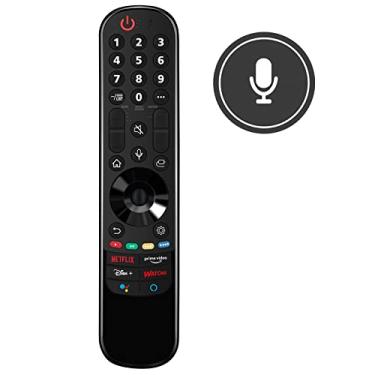 Imagem de AN-MR21GC ANMR21GC Controle remoto substituto Magic adequado para LG 2021 OLED TV G1 C1 A1 2021 QNED Mini-LED TV QNED99 QNED90 2021 NanoCell TV NANO99 NANO90 NANO85 NANO80 NANO75 Série 20202 1 TV UHD