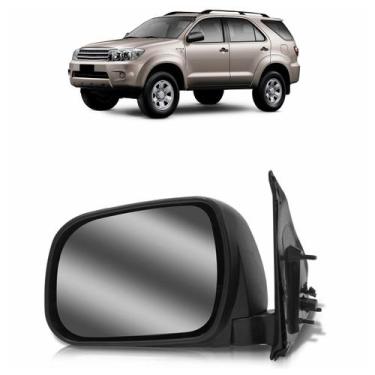 Imagem de Retrovisor Externo Hilux Sr 2005 2006 2007 2008 2009 2010 2011 Preto -