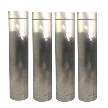 Imagem de 4m Duto 9 Polegadas Inox 430 Chaminé Churrasqueiras Fornos - INOX LAUR