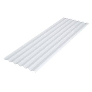 Imagem de Telha Translúcida Fibra de Vidro Afort Incolor 2,44x1,10m