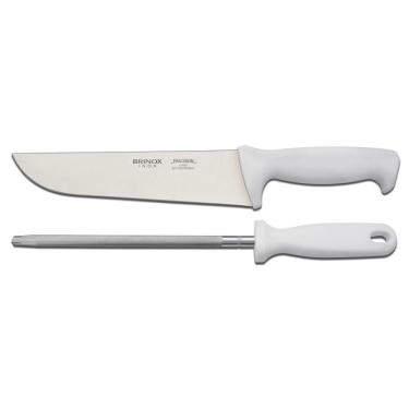 Imagem de Conjunto Para Churrasco Brinox Precision 2554/306 - 2 Peças Branco