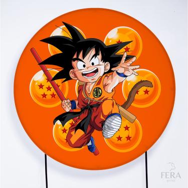 Imagem de Painel Decorativo para Festa 1,80x1,80 metros Vesti Fácil com Elástico Dragon Ball - Fera Print