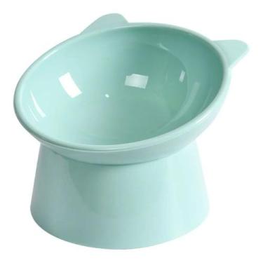 Imagem de Comedouro Bebedouro Alto Elevado Postura Correta Para Gatos - Casa Can