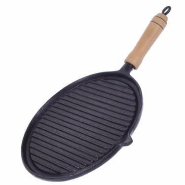 Imagem de Bifeteira Ferro Fundido Redonda Grelhada 26 cm FS 17.1 - Santana