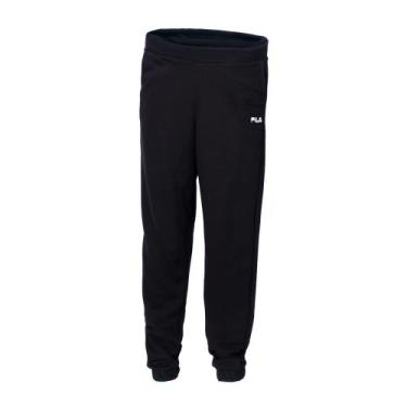 Imagem de Calça Moletom Feminina Fila Classic Jogger Preto, Preto, P