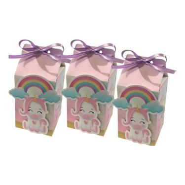 Imagem de 10 Caixinhas lembrancinhas Aniversário Milk ou Porta Bis ou Cone ou Casinha