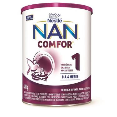 Imagem de FORMULA INFANTIL NAN COMFOR 400g NESTLÉ - 0 A 6 MESES