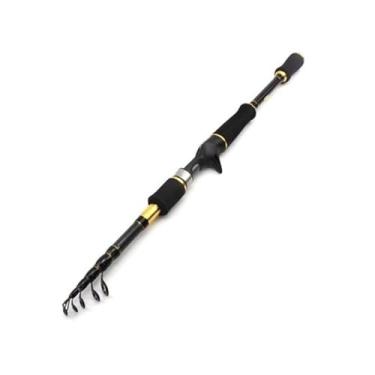 Imagem de Varas de Pesca Vara de pesca telescópica portátil de carbono, equipamento de pesca manual, vara de pesca marítima Vara de Pesca Telescópica(2.1 M)