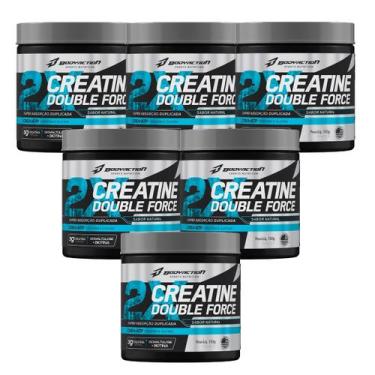 Imagem de Kit 6x Creatina Double Force 150g Bodyaction, Natural