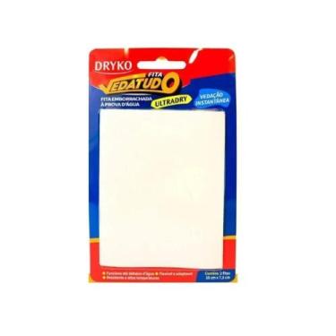 Imagem de Fita Vedatudo Emborrachada Ultradry Prova D' Água 10X7,5Cm D - Dryko