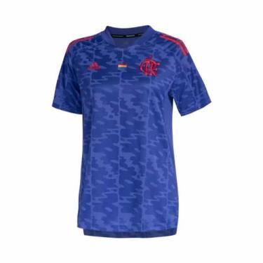 Imagem de Camisa Flamengo Pride Torcedor Feminina Roxo - Football, Azul, G