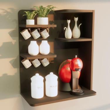 Imagem de Aparador Buffet Suspenso Cantinho do Café Preto - Bihouse Móveis