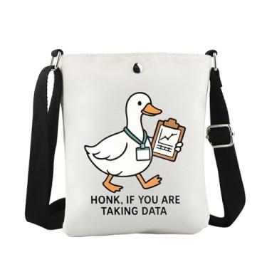 Imagem de WCGXKO Bolsa tiracolo Honk If You Are Talking Data RBT Registered Behavior Technician Gift RBT ABA Therapist Gift, Talking Data Cro