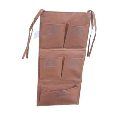 Imagem de Bothyi Saco de carrinho de limpeza, saco para suprimentos de limpeza, grande capacidade com bolsos, organizador, de lixo, sacos de zeladoria para, 5 Bolsos