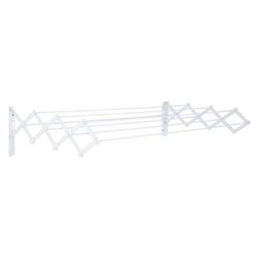 Imagem de Varal Sanfonado 1,2 Metros em Aço - Capacidade 12 Kg - MOR