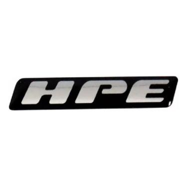 Imagem de Emblema Adesivo Resinado Pajero Triton Hpe Preto Hpers Fk - Spts