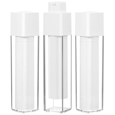 Imagem de CALLARON 3 Pcs Airless Cosmetic Pump Bottles, 50ml Empty Travel Lotion Dispenser, Refillable Face Cream Bottles for Face Cream, Serum, Lotion, White