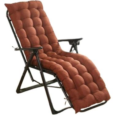 Imagem de Almofadas Para Espreguiçadeiras Almofada Para Espreguiçadeira De Jardim Para Espreguiçadeira Interna E Externa, Brown, 48 * 120cm