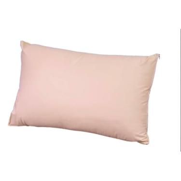 Imagem de Capa Protetora Para Travesseiro Impermeável, Antialérgica, Anti-acaro, fungos, bactérias, impurezas e líquidos (Nude, Grande)