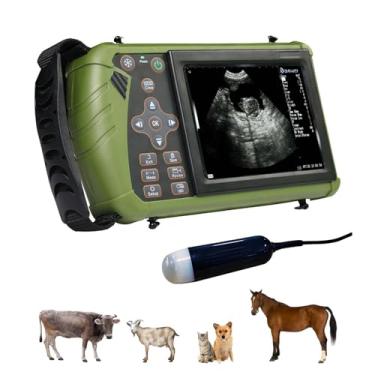 Imagem de DAWEI Máquina de ultrassom profissional veterinária portátil scanner portátil B-Ultra Sound com sonda de 3,5 MHz para uso de porcos, ovelhas, cabras e cães