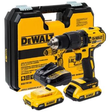 Imagem de Paraf Furad Imp 2Bat Maleta 1/2 20V Dcd7781d2-Br Dewalt