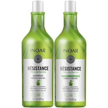 Imagem de Kit Inoar Résistance Bambu - Shampoo + Condicionador 1000ml