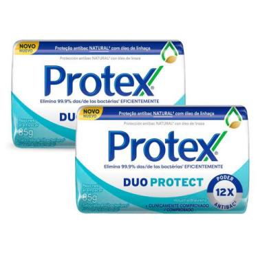 Imagem de Kit 2 Sabonete em Barra Protex Duo Protect 85g