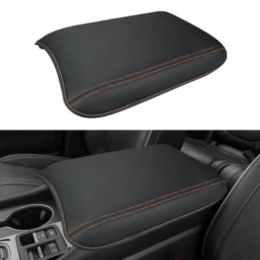 Imagem de INTGET Capa de console central para Honda Pilot Accessories 2023 2024 2025, Ridgeline/Passport 2024-2025 couro carro apoio de braço caixa de descanso protetor de assento médio (pontos laranja com