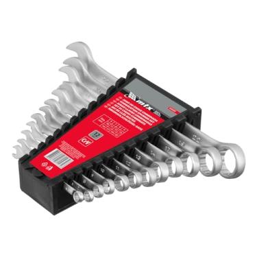 Imagem de MTX Jogo De Chave Combinada Fosco 6 X 22 Mm 12 Peças Aço Vanádio Revestimento Níquel-Cr...