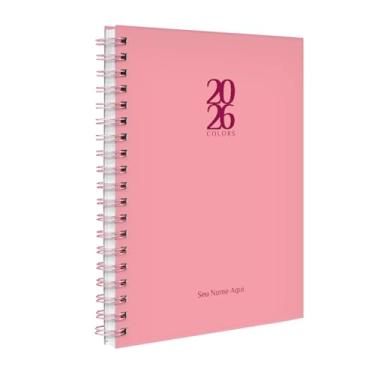 Imagem de Agenda 2026 Planner Semanal Personalizada Solid Colors Rosa Pink