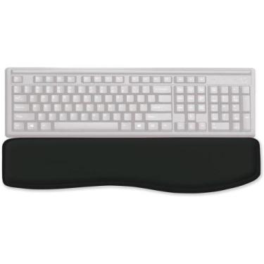Imagem de Descanso ergonomico apoio de punho p/teclado preto - Reflex
