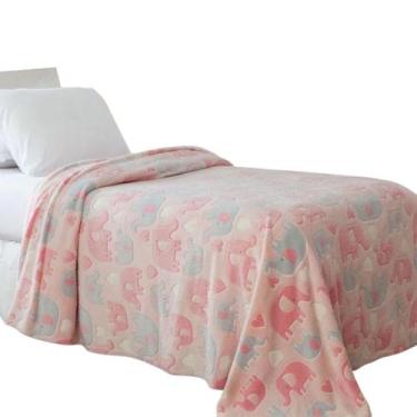 Imagem de Cobertor Infantil Estampado 2,0m x 1,5m Brilha no Escuro Qualidade Cor