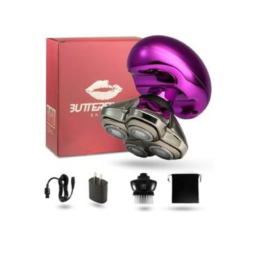Imagem de Skull Shaver Navalha elétrica Butterfly Kiss Pro (Roxo)