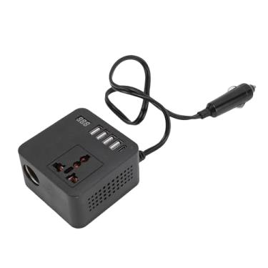 Imagem de RiToEasysports Inversor do Carro 150W, 12V 24V a 110V 220V Car Power Inverter Tomada Universal Com Entrada de Isqueiro do Charuto 4 USB 1 Tipo C Port para o Exaustor do Telefone Portátil