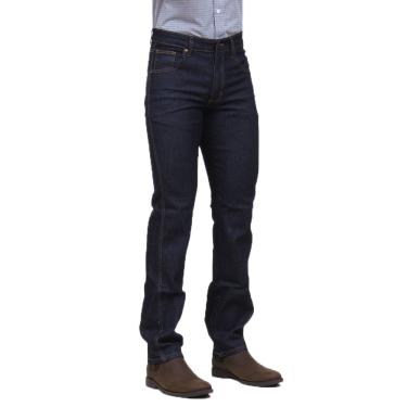 Imagem de Calça Jeans Masculina autêntico Fit Azul Escuro Dock`s 37391