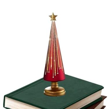 Imagem de Árvore de Natal de Mesa | Árvore Iluminada Centro De Mesa Natalino | Decoração Para Casa Quarto Sala Estante Lareira Escritório Festa
