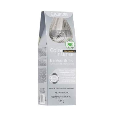 Imagem de Tonalizante C.Kamura Color Intense Prata Banho De Brilho 100g