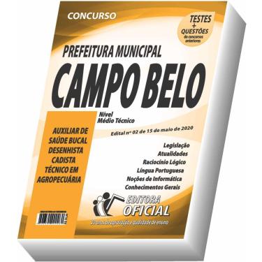 Imagem de Apostila Campo Belo - Nível Médio E Técnico - Edital 2