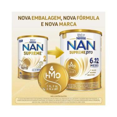 Imagem de Formula Infantil Nan Supreme Pro 6 a 12 Meses Nestle 800g, 800g, Leite
