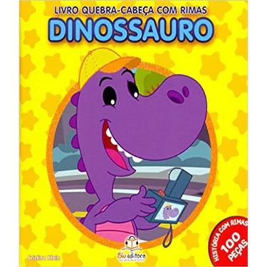 Imagem de Livro Dinossauro - Livro Quebra-Cabeca Medio