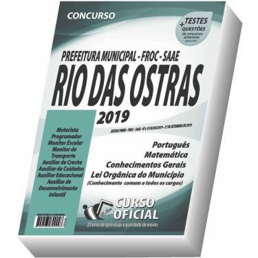 Imagem de Apostila Rio Das Ostras - Vários Cargos