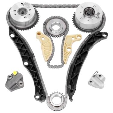 Imagem de YEHERIT Kit de corrente de distribuição 24321-2G111 com roda dentada do eixo da manivela do trilho de guia compatível com Hyundai Sonata Santa fe, Kia Sorento Sportage Optima 2.0L 2.4L G4KH G4KC